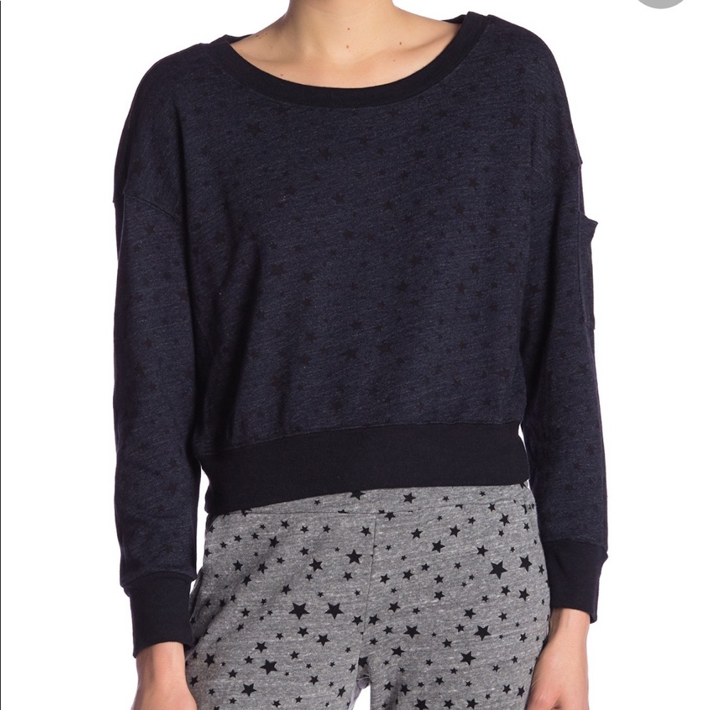 Splendid Star Patterned Pullover - Euc- Small - image 1